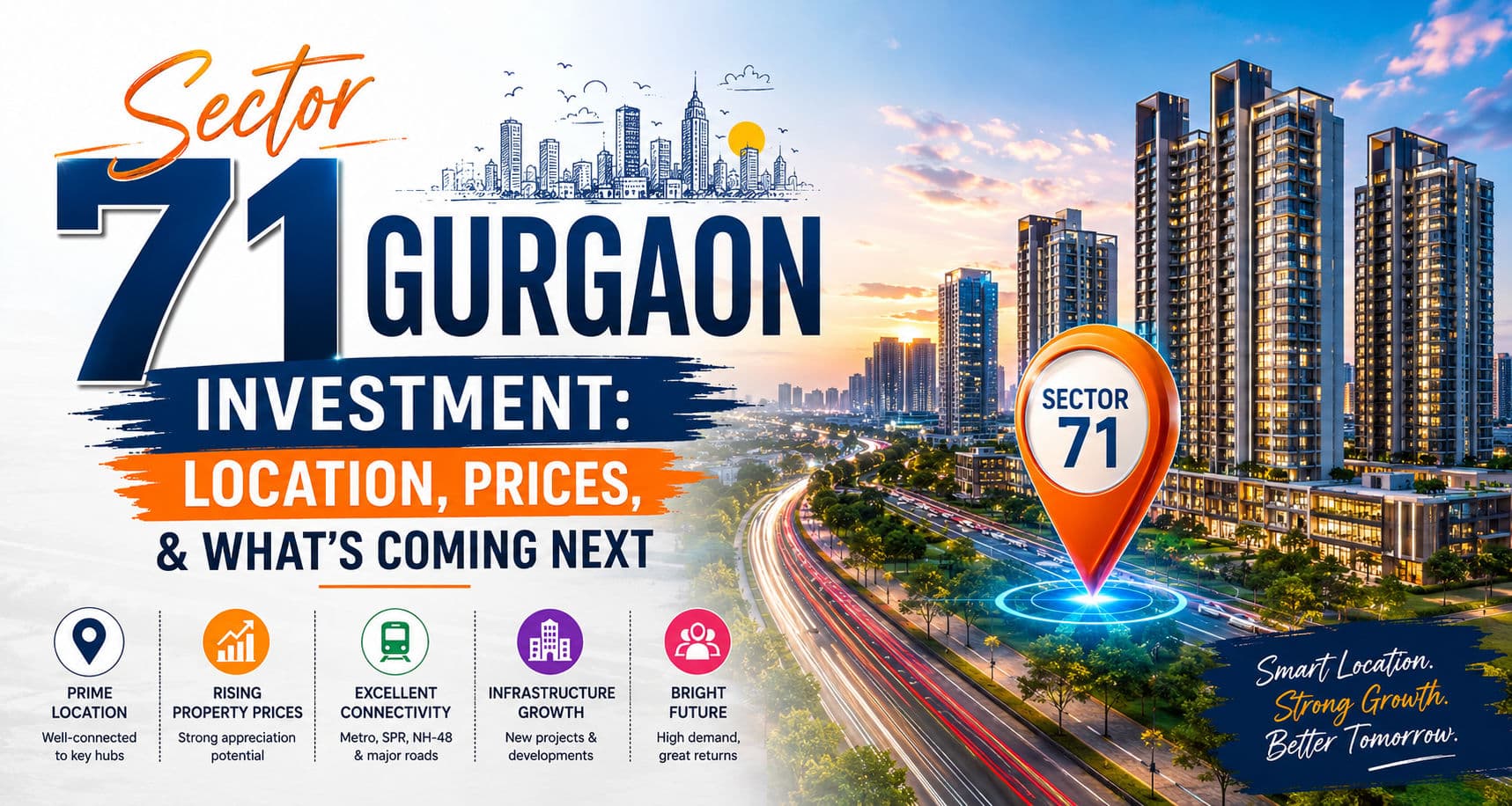 Sector 71 Gurgaon Investment Guide: Location, Prices, Connectivity & What’s Coming Next