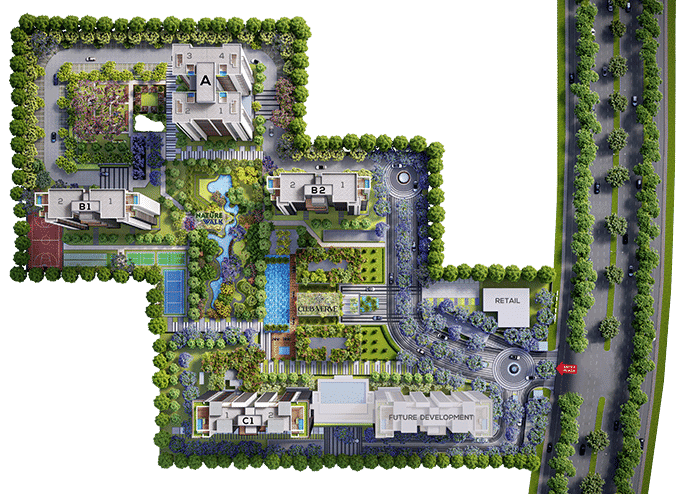 Master Plan - Silverglades The Legacy Sector 63A Gurgaon – Ultra Luxury Residences